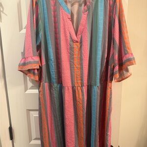 BloomChic Multicolor Striped Dress